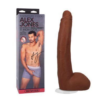 Фалоімітатор реалістик Doc Johnson Signature Cocks Alex Jones 11 inch UltraSkyn (діаметр 5,1 см) зображення