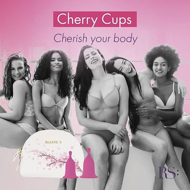 Менструальні чаші RIANNE S Femcare Cherry Cup (розмір S і M) зображення