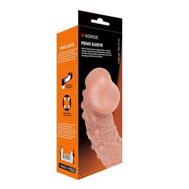 Насадка на член Kokos Penis Sleeve PS 002, розмір L зображення