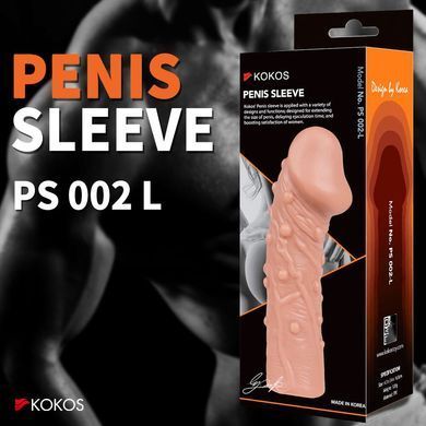 Насадка на член Kokos Penis Sleeve PS 002, розмір L зображення