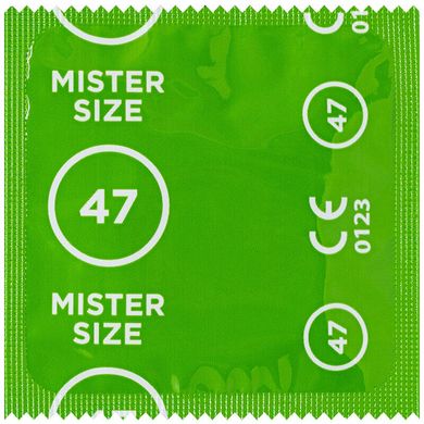 Презервативи тонкі Mister Size pure feel, розмір 47 (10 шт) зображення