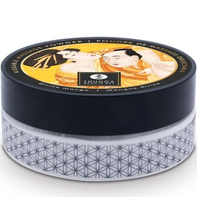 Смачна пудра для оральних пестощів Shunga Body Powder Luscious Mango, манго (75 гр) зображення