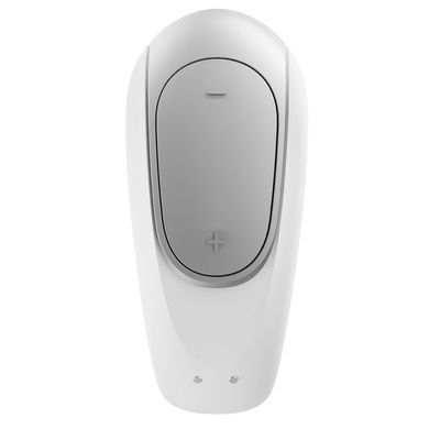 Смарт-вібратор для пар з пультом ДУ Satisfyer Double Fun White (ширина 3 см) зображення