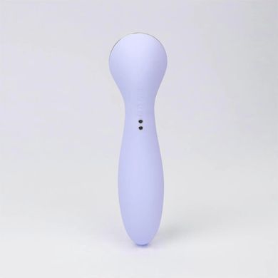 Вакуумний стимулятор-вібратор з підігрівом KisToy Polly Plus Purple (діаметр 3,5 см) зображення