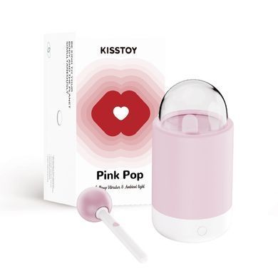 Міні-вібратор + світильник KISTOY Pink Pop (діаметр кульки 3,5 см) зображення