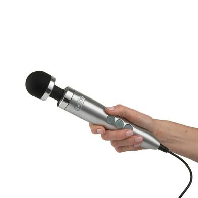 Вибромассажер - микрофон DOXY Number 3 Silver, работает от сети картинка
