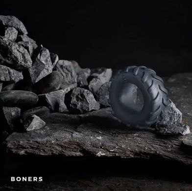 Эрекционное кольцо - шина Boners Tire Cock Ring Grey (диаметр 5,5 см) картинка