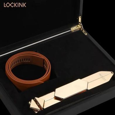 Регульована ляскалка LOCKINK Adjustable Slapper for Impact Play Brown зображення