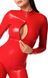 Комбинезон на молнии Noir Handmade F353 Red powerwetlook overall, размер M картинка 5