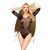 Боді з квітковим декором Penthouse Midnight visit Black, розмір XL зображення