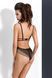 Сексуальне боді з бантиками Passion MONTANA BODY чорне S/M картинка 2