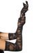 Мереживні рукавички Leg Avenue Lace Opera Length Gloves Black картинка 2