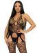 Бодистокинг в сердце с открытым доступом Leg Avenue Net suspender bodystocking Black O/S картинка 1