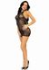 Ажурное мини-платье со стразами Leg Avenue Rhinestone halter mini dress OS Black картинка 7