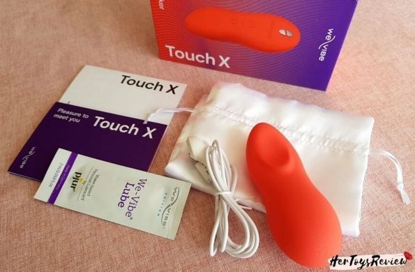 Мощный мини-вибромассажер We-Vibe Touch X Crave Coral картинка