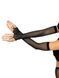 Митенки длинные Leg Avenue Fishnet Arm Warmers black картинка 2