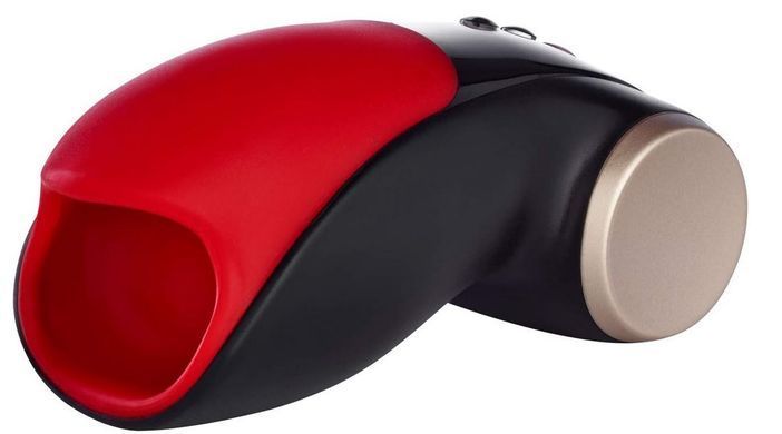Мастурбатор для головки пеніса Fun Factory COBRA LIBRE II black/red зображення