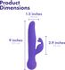Вібратор-кролик із сенсорним керуванням та ротацією Touch by SWAN Trio Purple (діаметр 3,8 см) картинка 8
