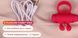 Ерекційне віброкільце зі знімною віброкулею та вушками S Pleasures Premium Rabbit Ring Black картинка 5
