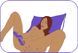 Вибратор-кролик с сенсорным управлением и ротацией Touch by SWAN Trio Purple (диаметр 3,8 см) картинка 15