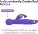 Вибратор-кролик с сенсорным управлением и ротацией Touch by SWAN Trio Purple (диаметр 3,8 см) картинка 10