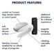 Смарт-вібратор для пар з пультом ДУ Satisfyer Double Fun White (ширина 3 см) картинка 12