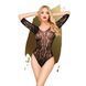Боді з квітковим декором Penthouse Midnight visit Black, розмір XL картинка 1