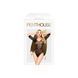 Боді з квітковим декором Penthouse Midnight visit Black, розмір XL картинка 3