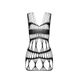 Відверта міні сукня-сітка з плетінням у вигляді павутини Passion BS089 black картинка 6