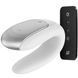Смарт-вібратор для пар з пультом ДУ Satisfyer Double Fun White (ширина 3 см) картинка 4