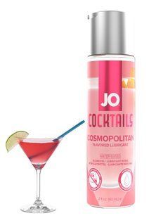 Лубрикант на водній основі без цукру JO Cocktails Cosmopolitan, космополітен (60 мл) зображення