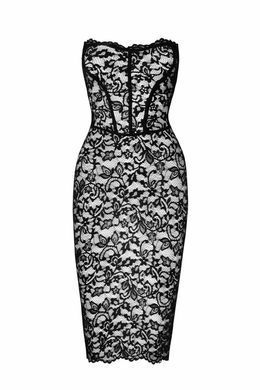 Мереживна сукня без бретелей на шнурівці Noir Handmade F301 Catalyst lace up midi dress, розмір S зображення