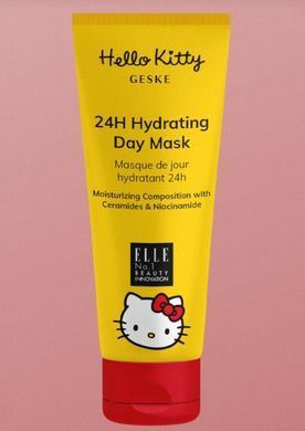 24-часовая увлажняющая дневная маска GESKE 24H Hydrating Day Mask by Hello Kitty Oval (50 мл + 25 салфеток) картинка