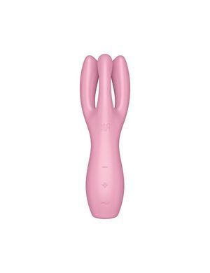 Клиторальный вибратор с тремя пальчиками Satisfyer Threesome 3 Pink картинка