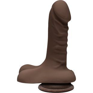 Фаллоимитатор Doc Johnson The D - Super D - 6 Inch With Balls  ULTRASKYN Chocolate (диаметр 3,8 см) картинка