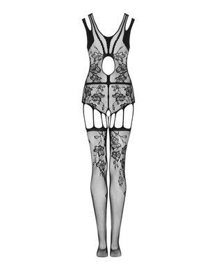 Ажурний бодістокінг з відкритим доступом Obsessive Bodystocking F239, розмір S/M/L зображення