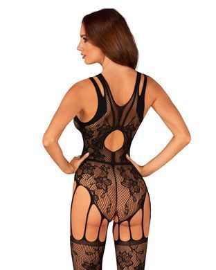 Ажурний бодістокінг з відкритим доступом Obsessive Bodystocking F239, розмір S/M/L зображення