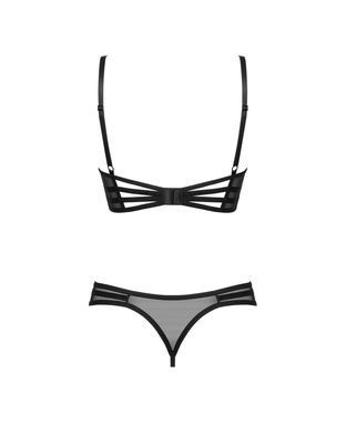 Откровенный комплект с доступом Obsessive Roxelia 2-pcs crotchless set, размер XS/S картинка