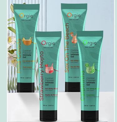 Съедобный лубрикант на водной основе Orgie Lube Tube Sex On The Beach, коктейль Секс на пляже (100 мл) картинка
