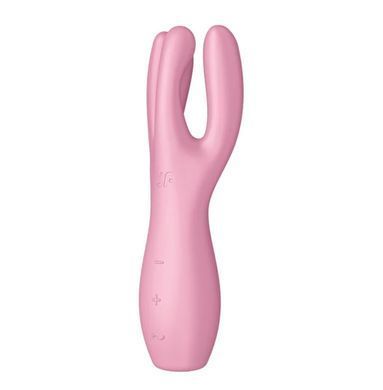 Клиторальный вибратор с тремя пальчиками Satisfyer Threesome 3 Pink картинка