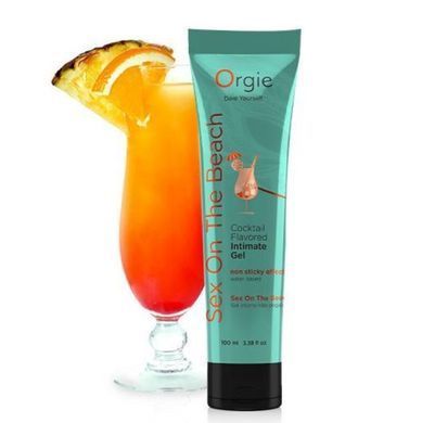 Съедобный лубрикант на водной основе Orgie Lube Tube Sex On The Beach, коктейль Секс на пляже (100 мл) картинка