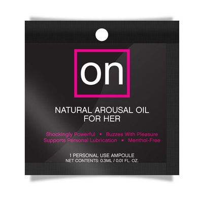 Пробник збуджуючого масла Sensuva - ON Arousal Oil for Her Original (0,3 мл) зображення