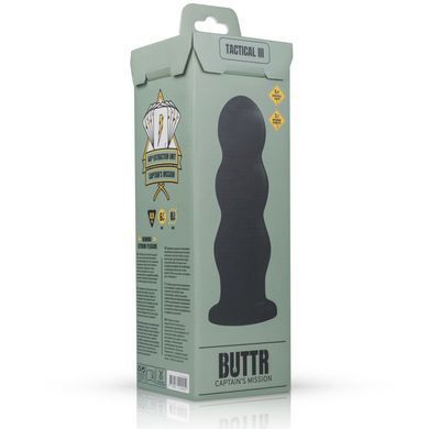 Анальная пробка с присоской BUTTR Tactical III Butt Plug (диаметр 6,7-8,3 см) картинка