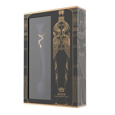 Смартвібратор з підігрівом та пульсацією Zalo Queen Twilight Purple + кристал Swarovski (діаметр 3,3 см) зображення