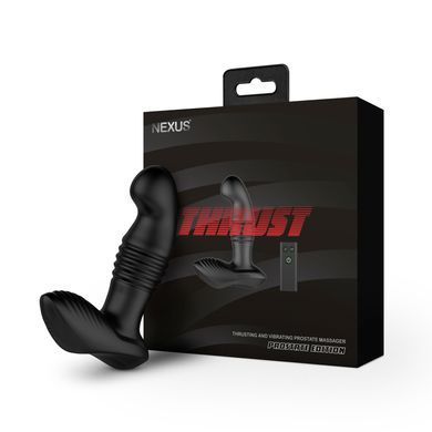 Массажер простаты с вибрацией, пульсацией и пультом ДУ Nexus Thrust Prostate Edition (диаметр 3,8 см) картинка