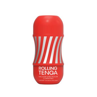 Мастурбатор з новим рельєфом для стимуляції обертанням Tenga Rolling Tenga Gyro Roller Cup (стандартна стимуляція) зображення