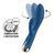 Вибратор-кролик с ротацией Satisfyer Spinning Rabbit 1 Blue (диаметр 3,5 см) картинка
