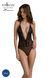 Боді з відкритою спиною Passion ECO DROSERA BODY black, розмір L/XL картинка 1