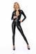 Комбинезон под латекс на молнии Noir Handmade F293 Powerwetlook catsuit with front zipper, размер XXL картинка 1