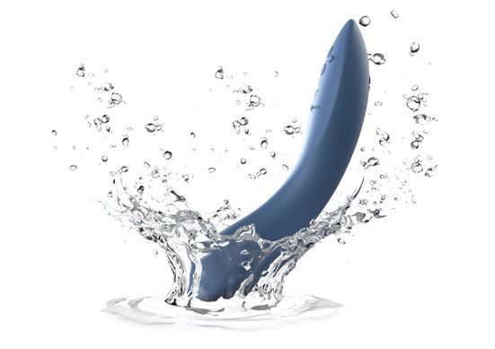 Смарт-вибратор для точки G We-Vibe Rave 2 Twisted Pleasure Blue (диаметр 3,1 см) картинка